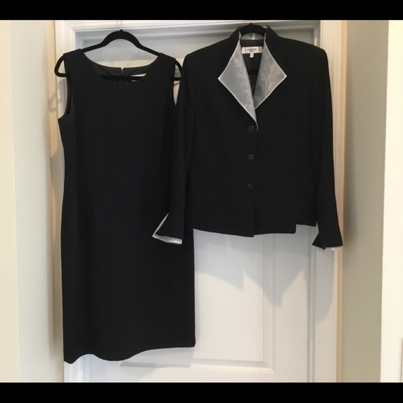 JONES NEW YORK TWO PIECE DRESS AND JACKET - Picture 1 of 3